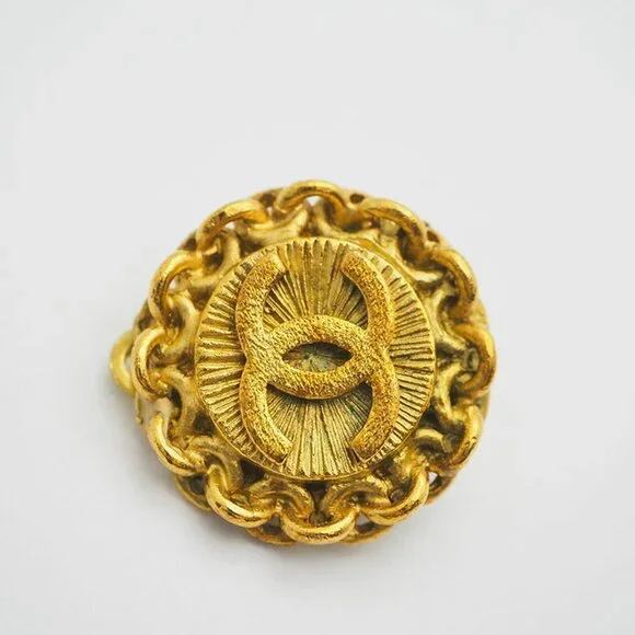 CHANEL Authentic Gold Earrings